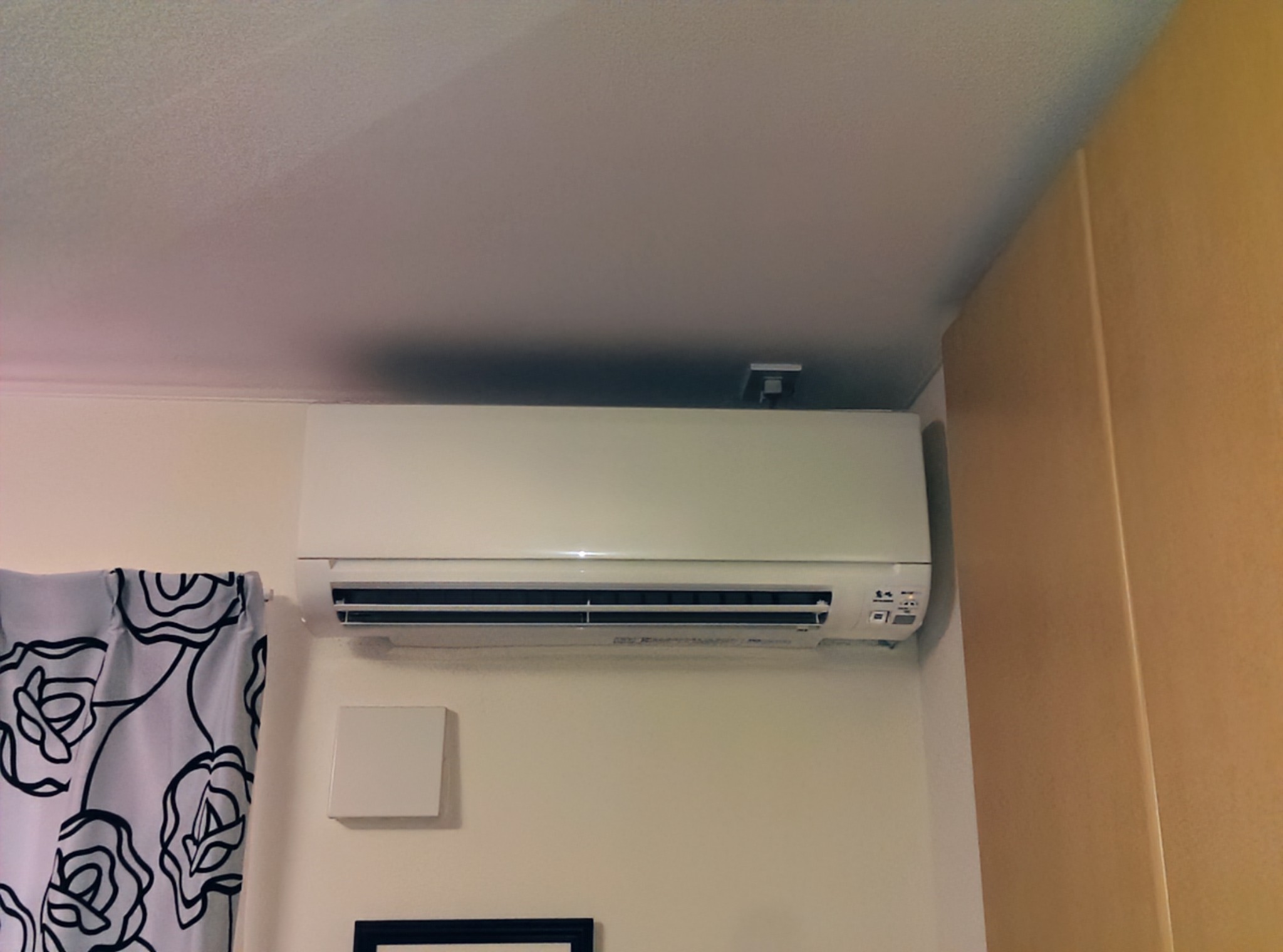 愛西市三菱エアコン暖房暖かくない不具合修理